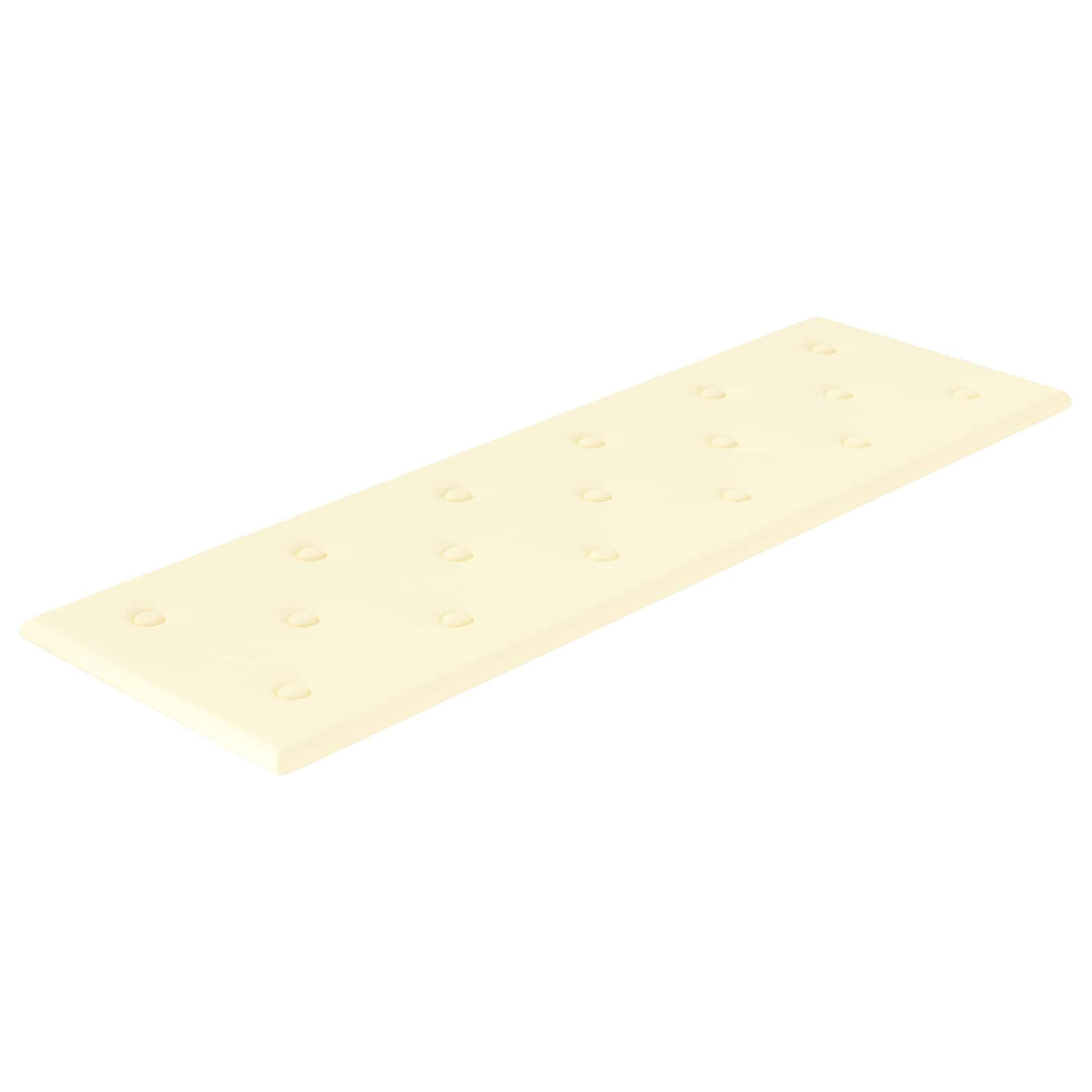 Væghovedgærde 12 stk. Creme Faux læder