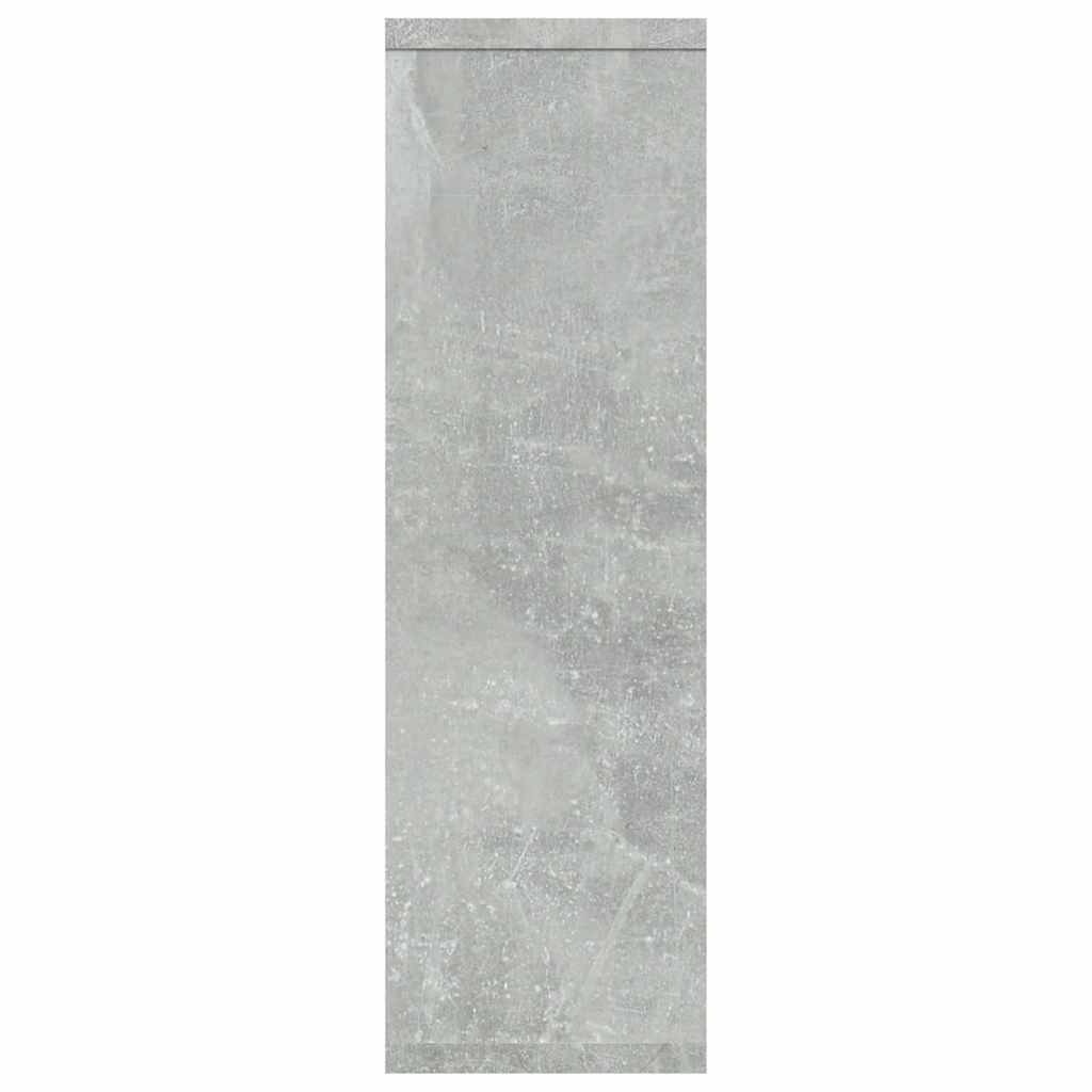 væghylde 85x16x52,5 cm konstrueret træ betongrå