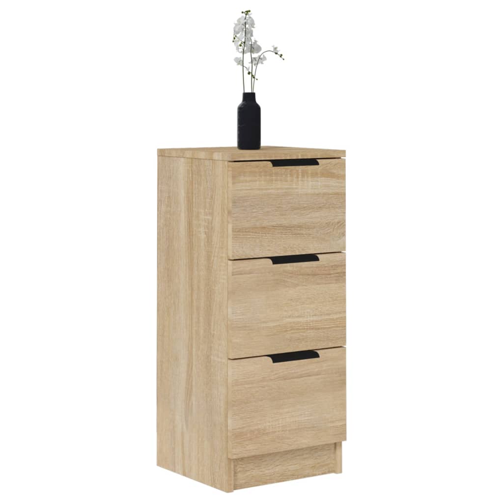 skænk 30x30x70 cm konstrueret træ sonoma-eg