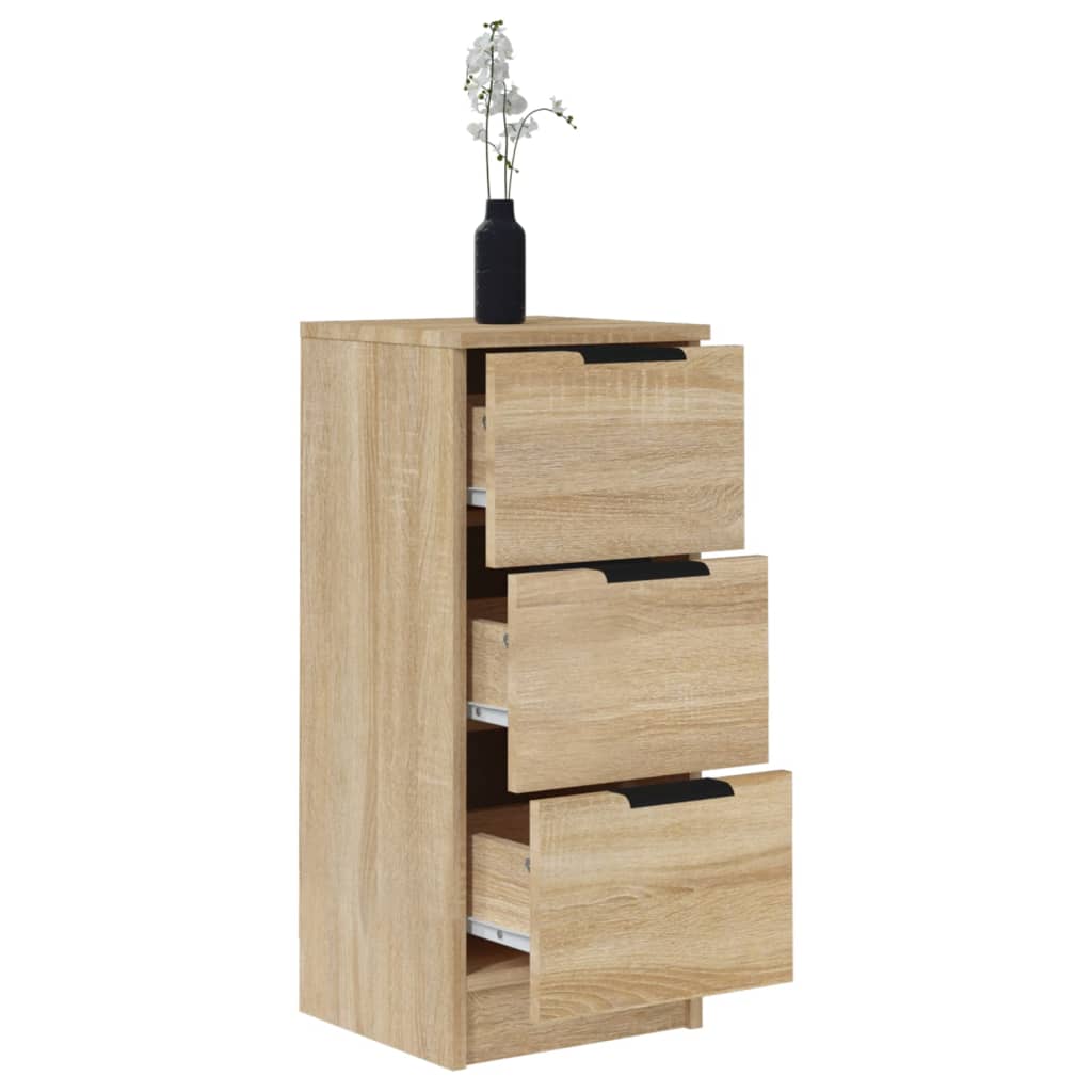 skænk 30x30x70 cm konstrueret træ sonoma-eg