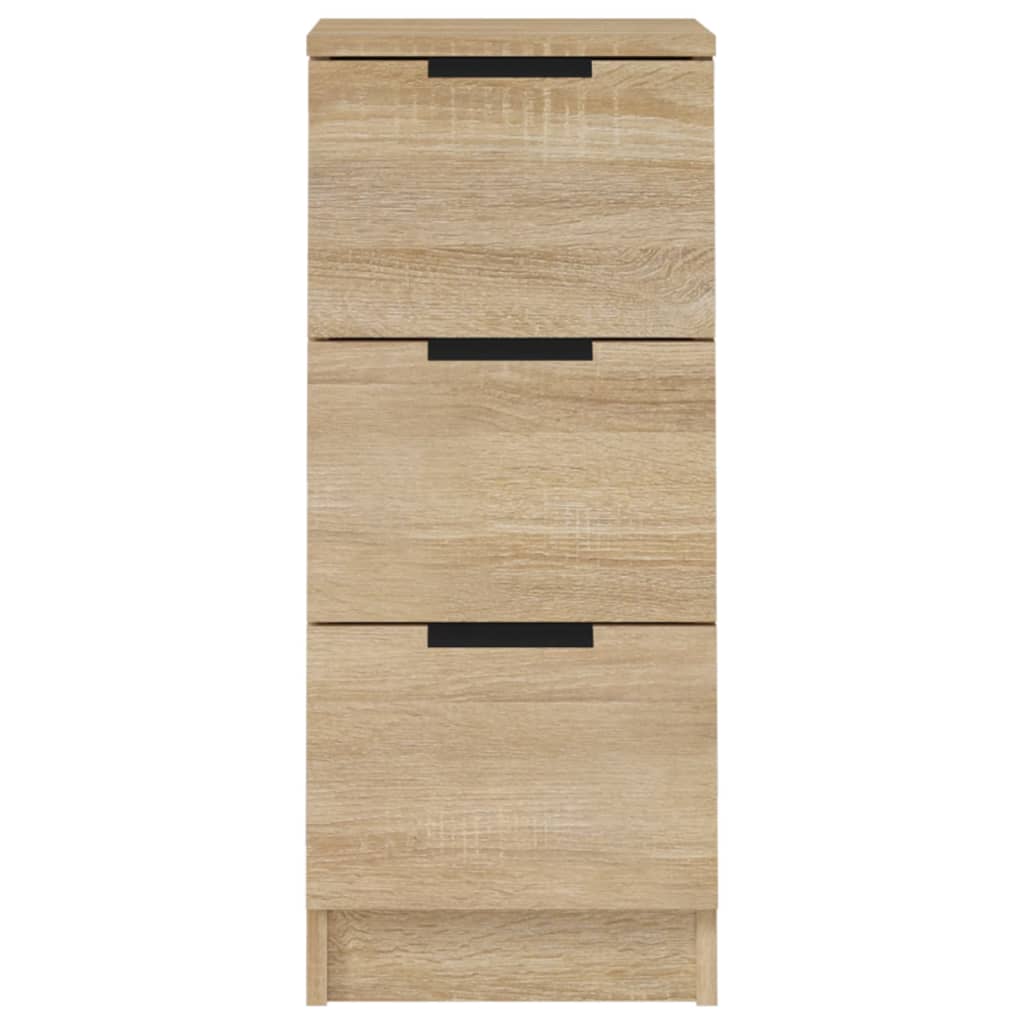 skænk 30x30x70 cm konstrueret træ sonoma-eg