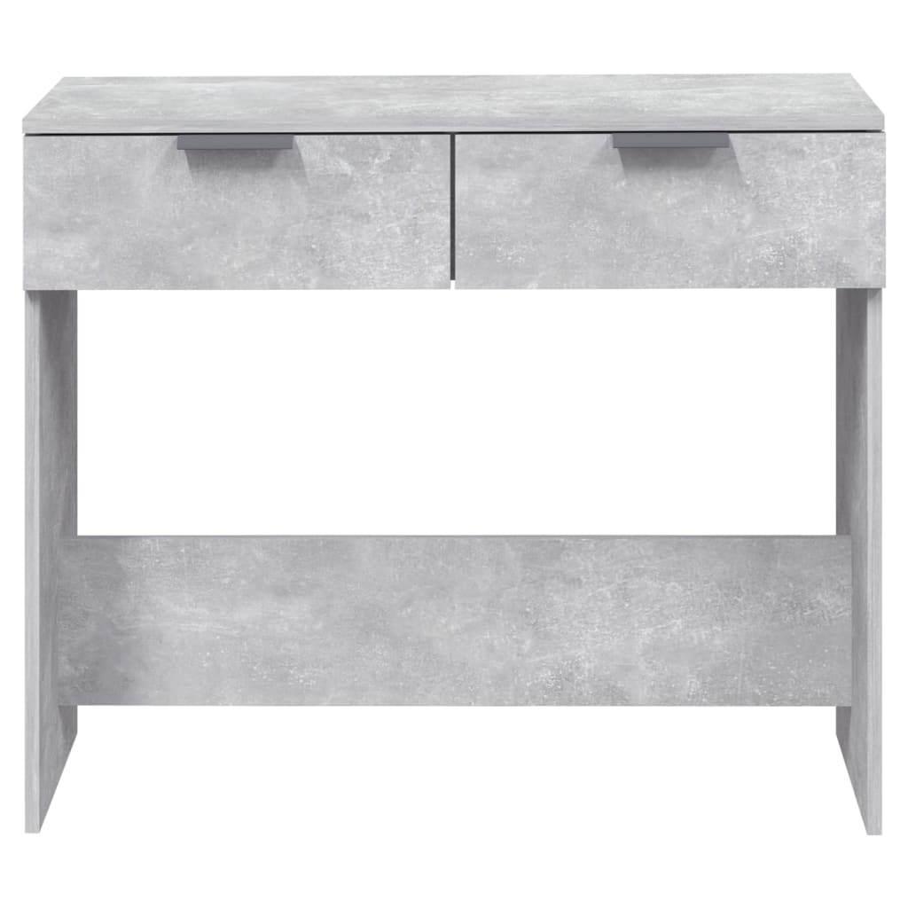konsolbord 90x36x75 cm konstrueret træ betongrå