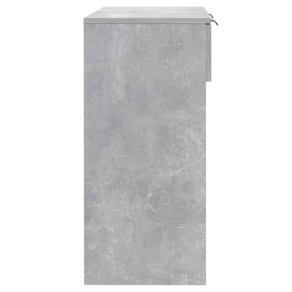 konsolbord 90x36x75 cm konstrueret træ betongrå