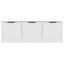 tv-bord 102x35x36,5 cm konstrueret træ hvid