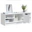 tv-bord 102x35,5x36,5 cm konstrueret træ hvid