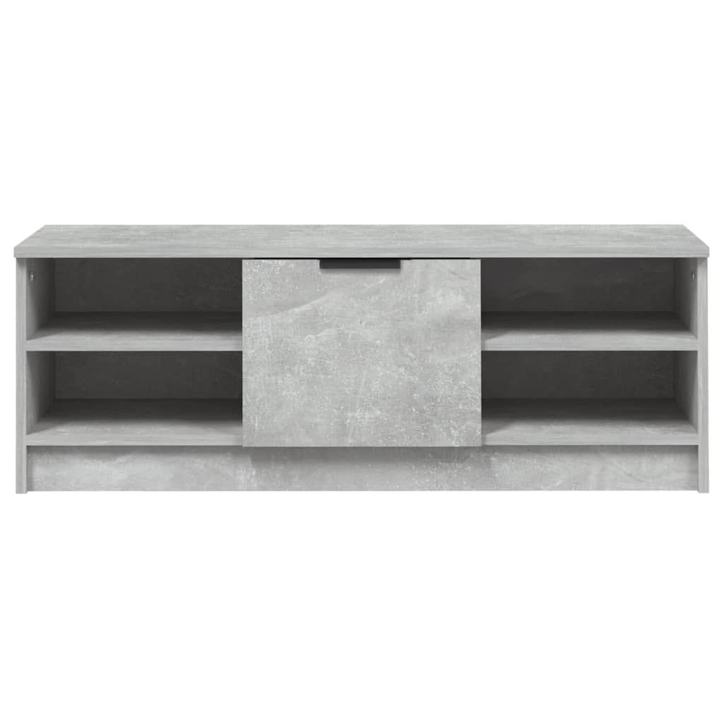 tv-bord 102x35,5x36,5 cm konstrueret træ betongrå