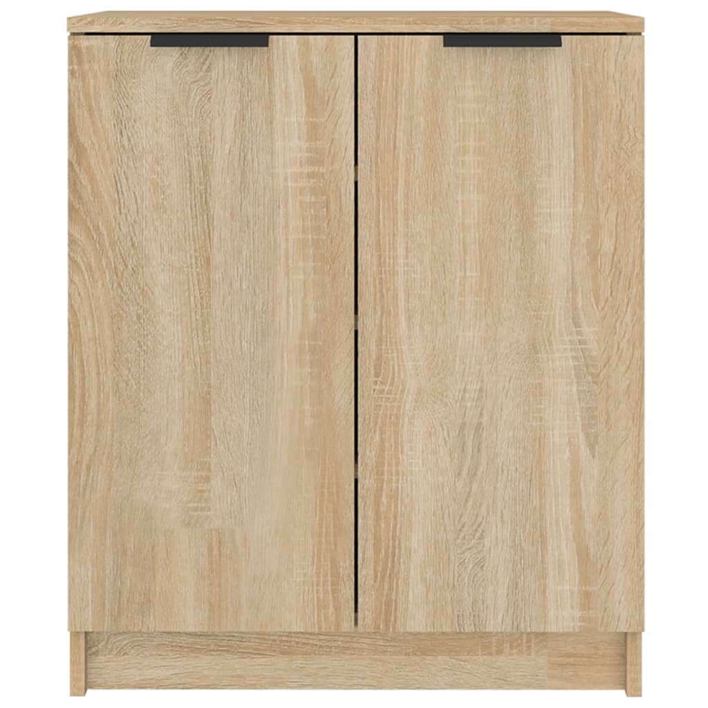 skoskab 59x35x70 cm konstrueret træ sonoma-eg