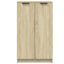 skoskab 59x35x100,5 cm konstrueret træ sonoma-eg