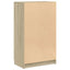 skoskab 59x35x100,5 cm konstrueret træ sonoma-eg