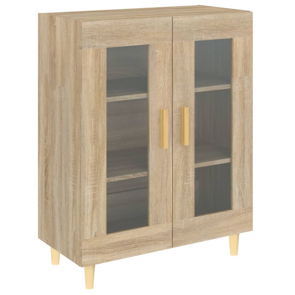 skænk 69,5x34x90 cm konstrueret træ sonoma-eg