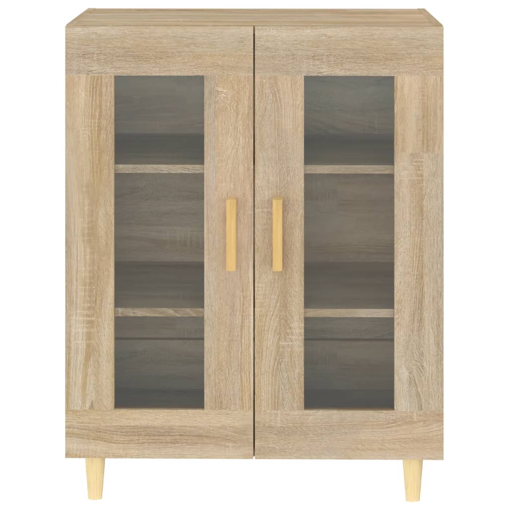 skænk 69,5x34x90 cm konstrueret træ sonoma-eg