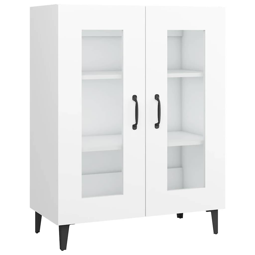 skænk 69,5x34x90 cm konstrueret træ hvid