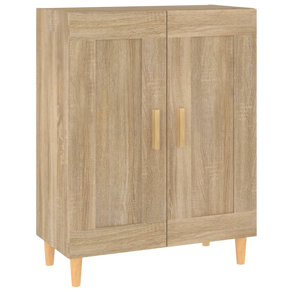 skænk 69,5x34x90 cm konstrueret træ sonoma-eg