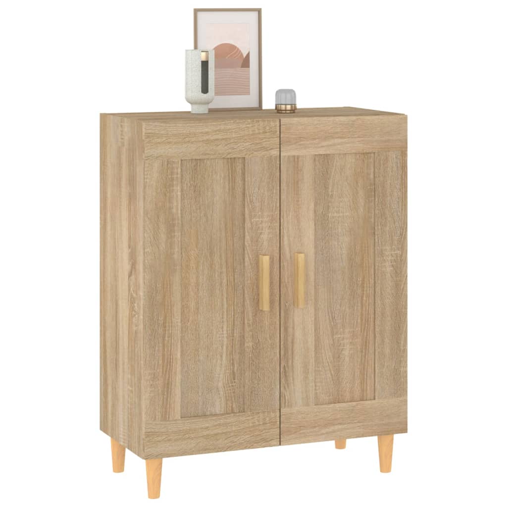 skænk 69,5x34x90 cm konstrueret træ sonoma-eg