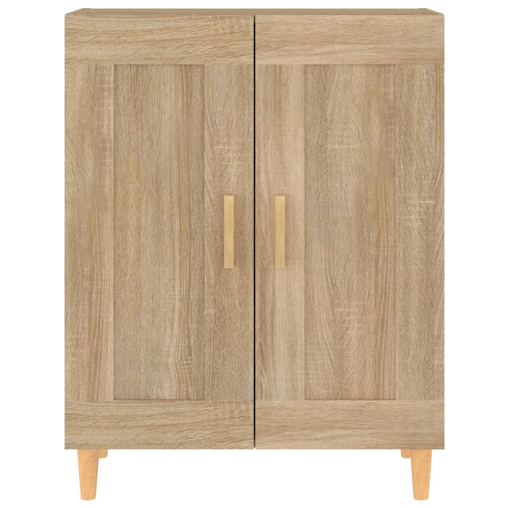 skænk 69,5x34x90 cm konstrueret træ sonoma-eg
