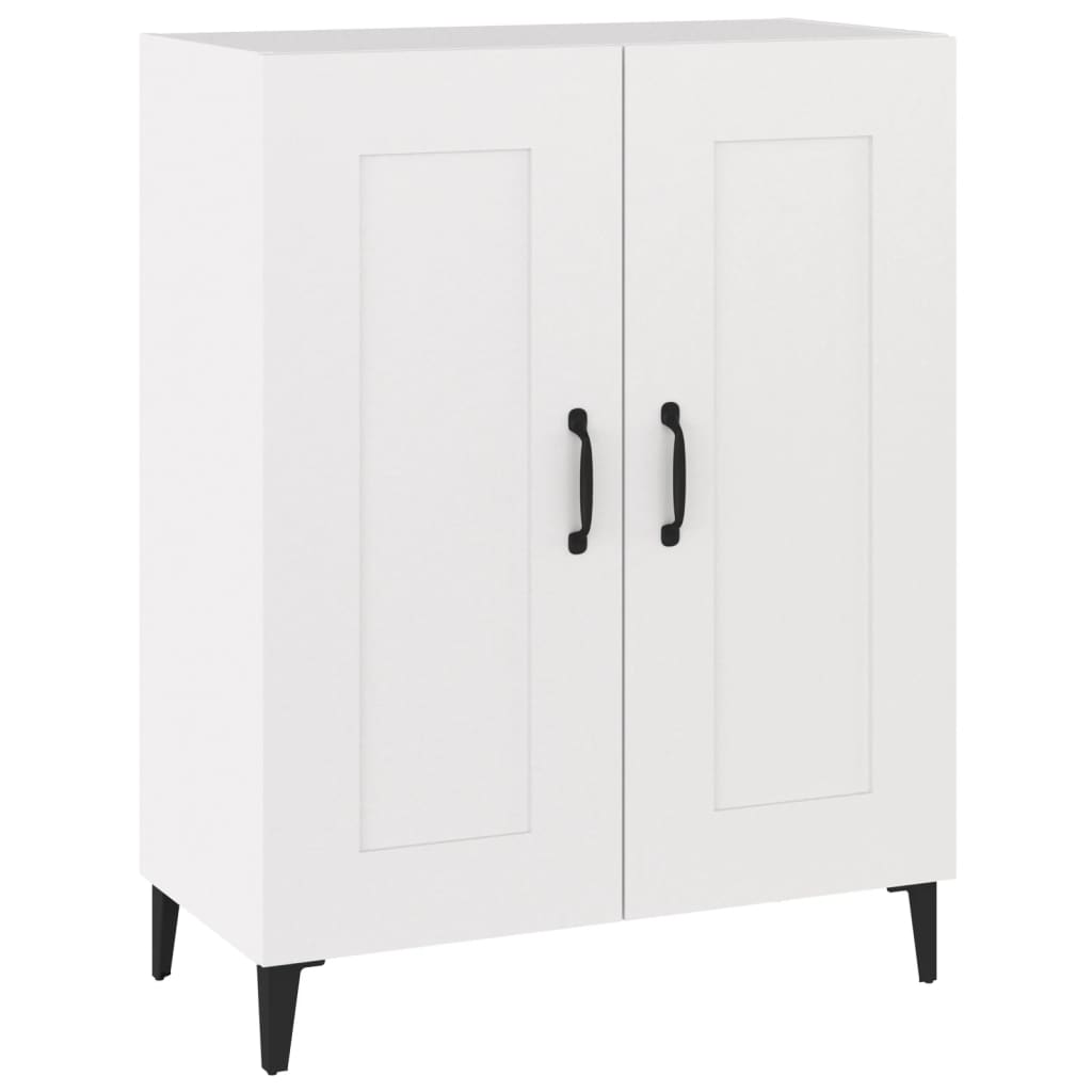 skænk 69,5x34x90 cm konstrueret træ hvid