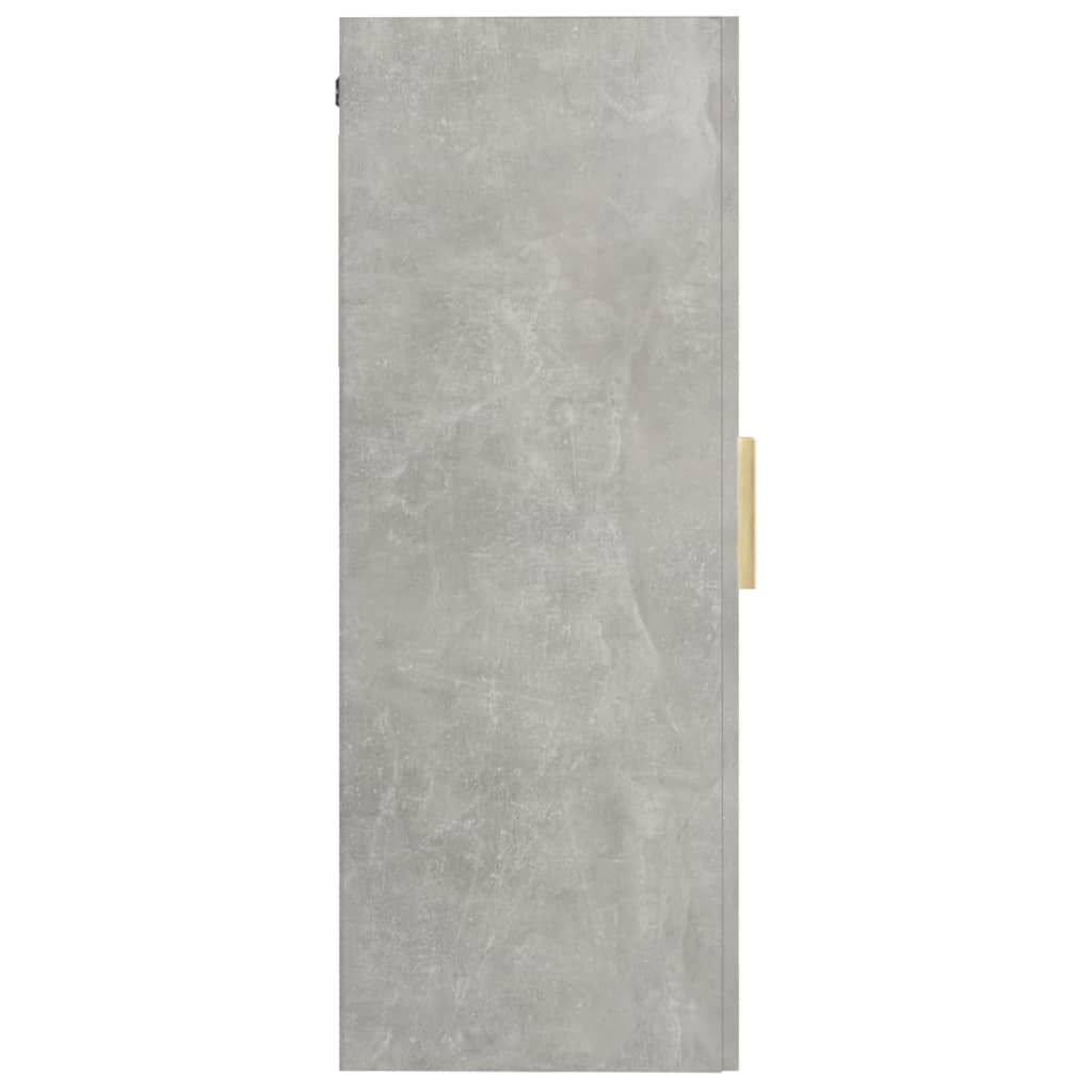 vægskab 69,5x34x90 cm betongrå