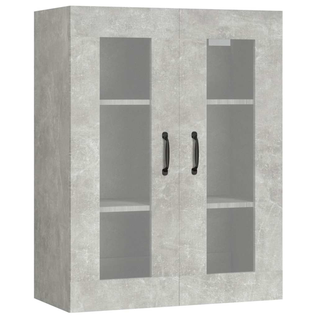 vægskab 69,5x34x90 cm betongrå