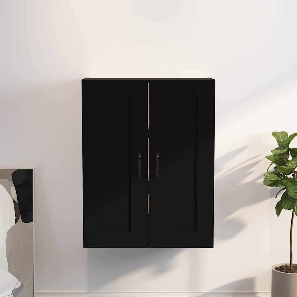 vægskab 69,5x32,5x90 cm sort