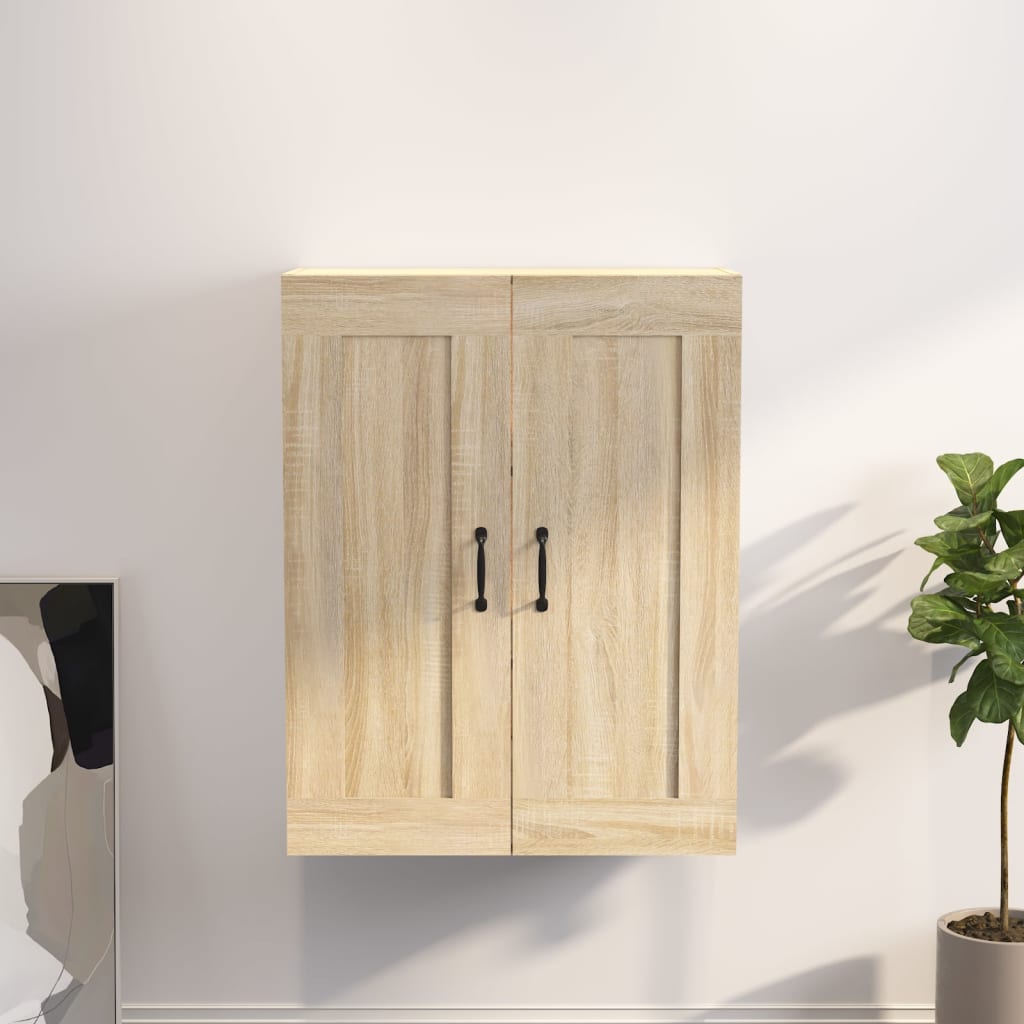 vægskab 69,5x32,5x90 cm sonoma-eg