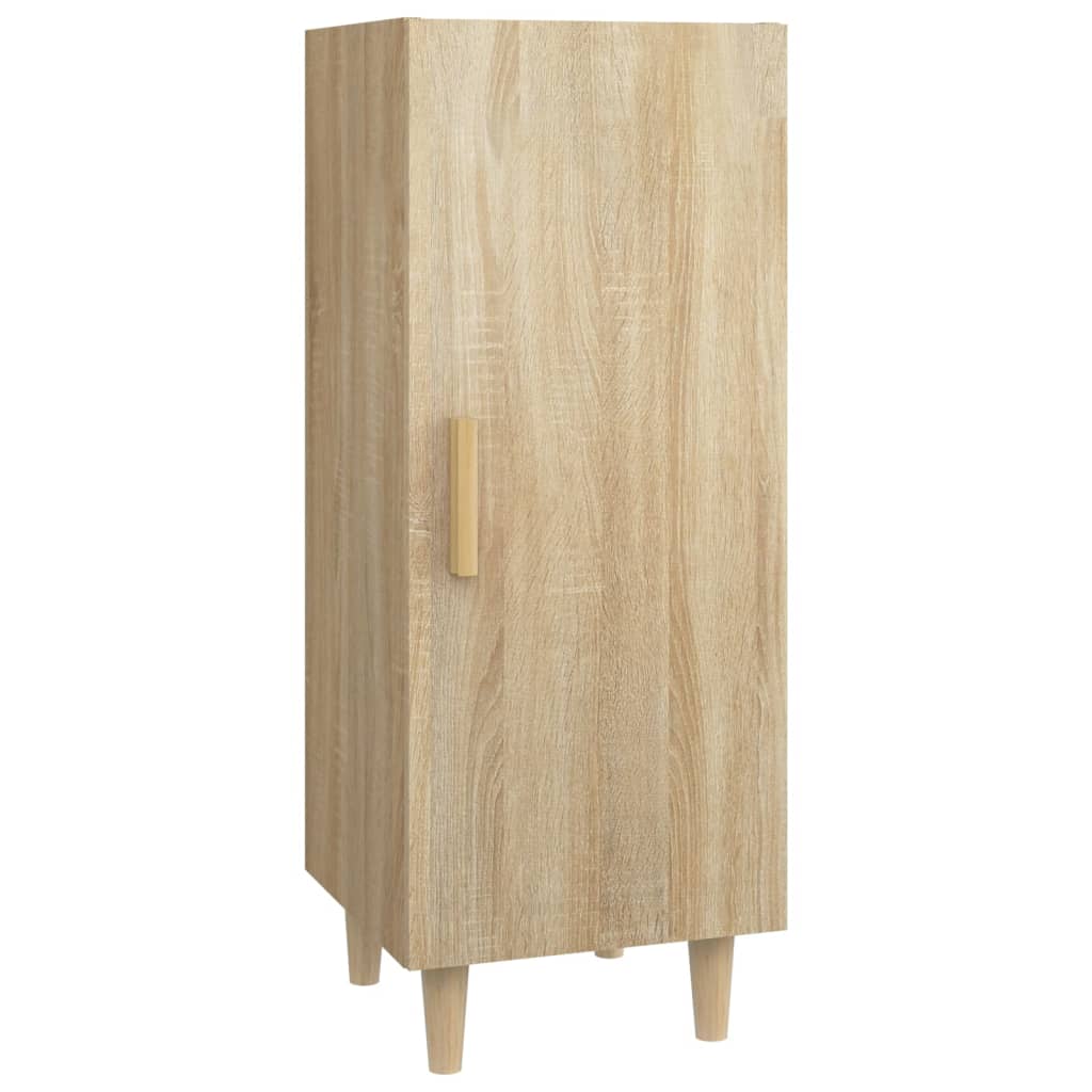 skænk 34,5x34x90 cm konstrueret træ sonoma-eg
