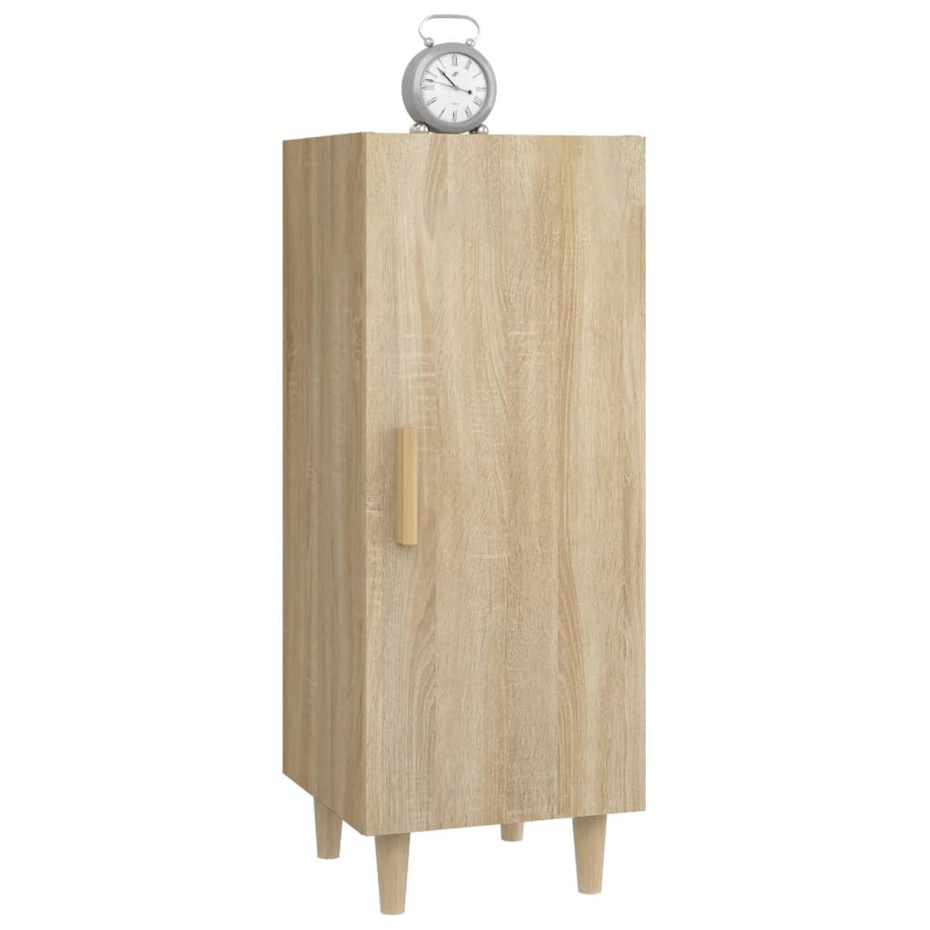 skænk 34,5x34x90 cm konstrueret træ sonoma-eg