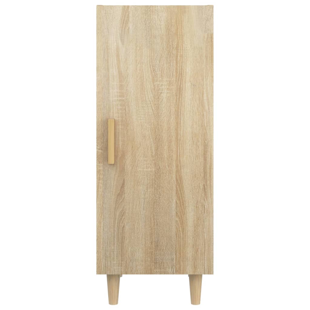 skænk 34,5x34x90 cm konstrueret træ sonoma-eg