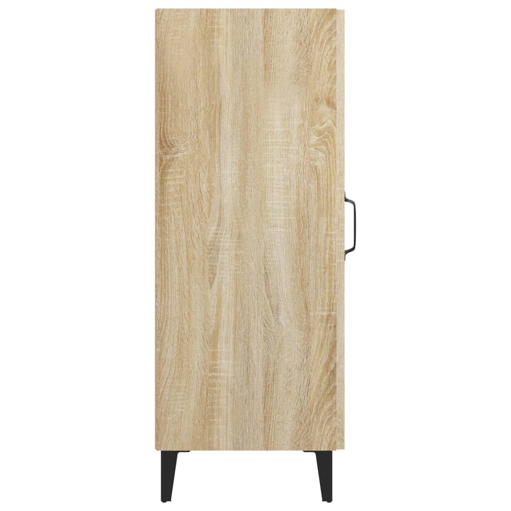 skænk 34,5x34x90 cm konstrueret træ sonoma-eg