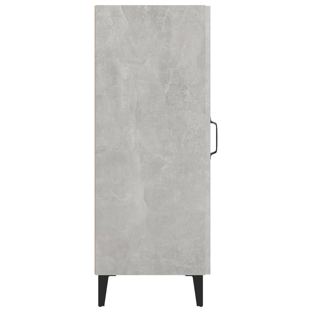 skænk 34,5x34x90 cm konstrueret træ betongrå