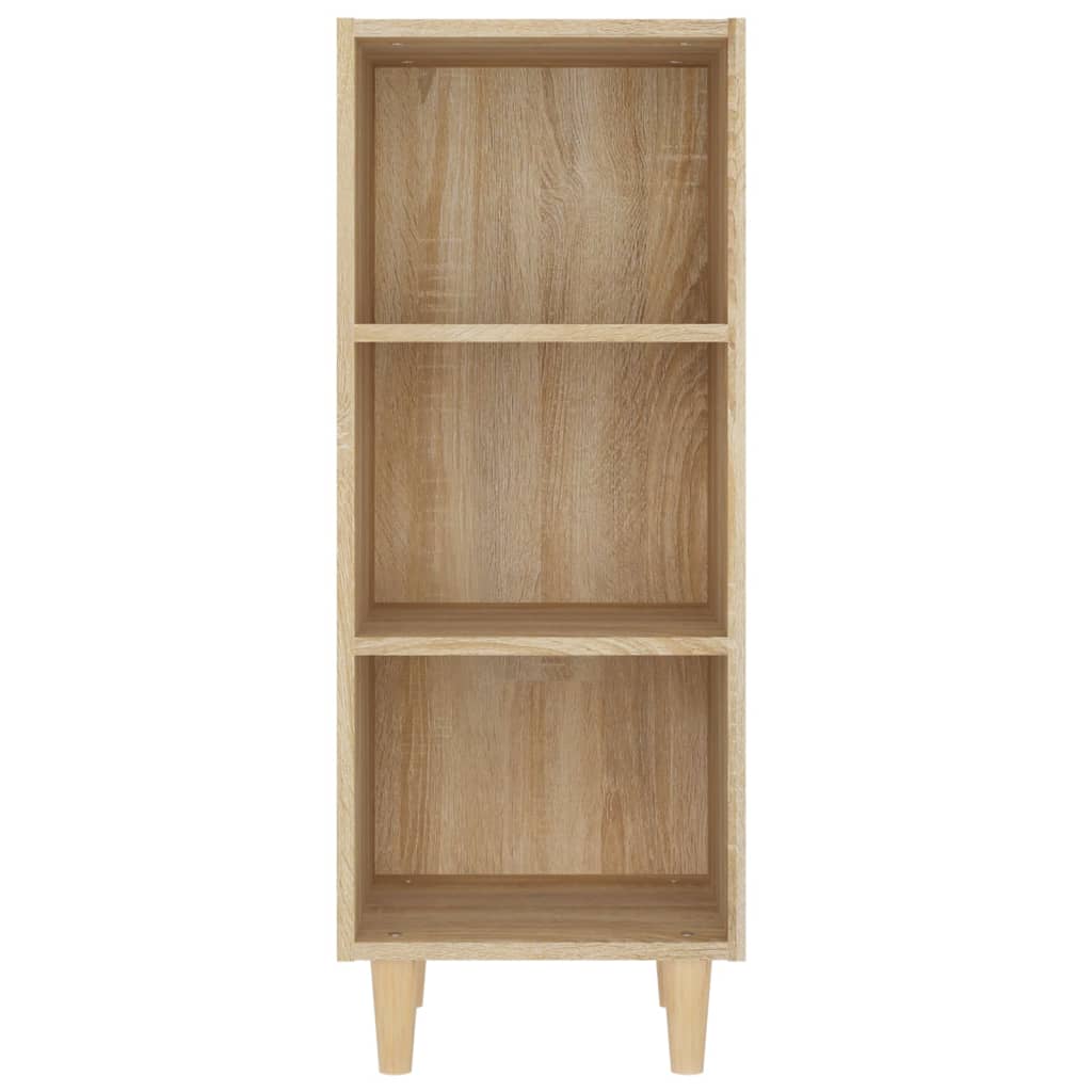 skænk 34,5x32,5x90 cm konstrueret træ sonoma-eg