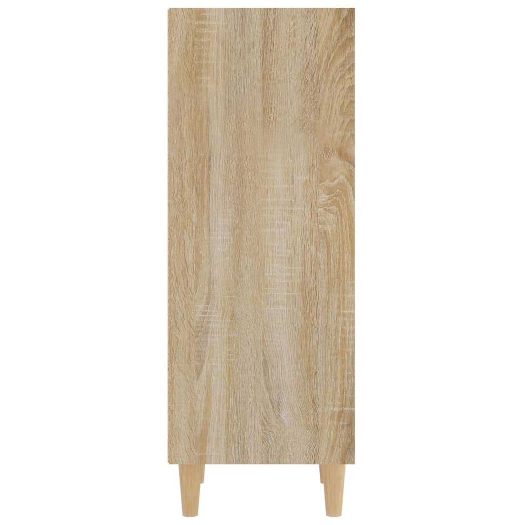 skænk 34,5x32,5x90 cm konstrueret træ sonoma-eg