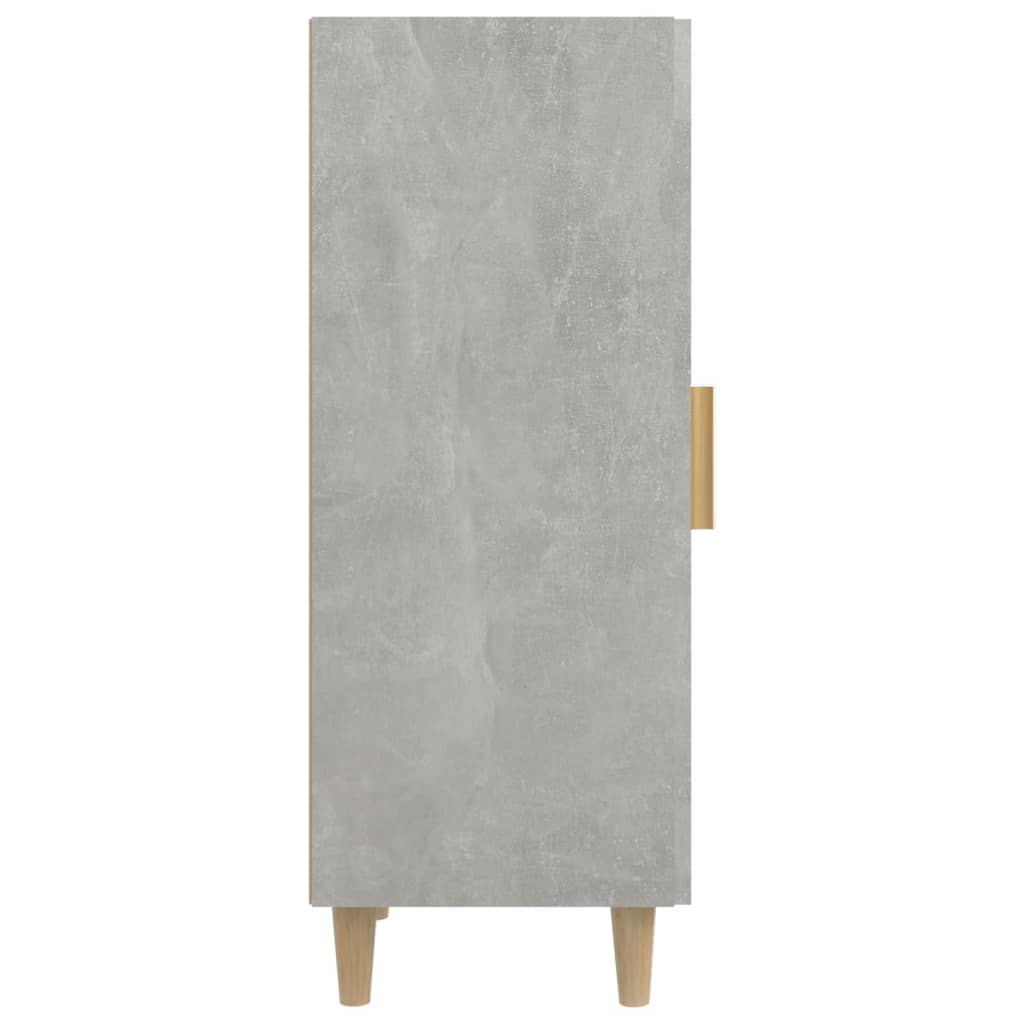 skænk 34,5x34x90 cm konstrueret træ betongrå