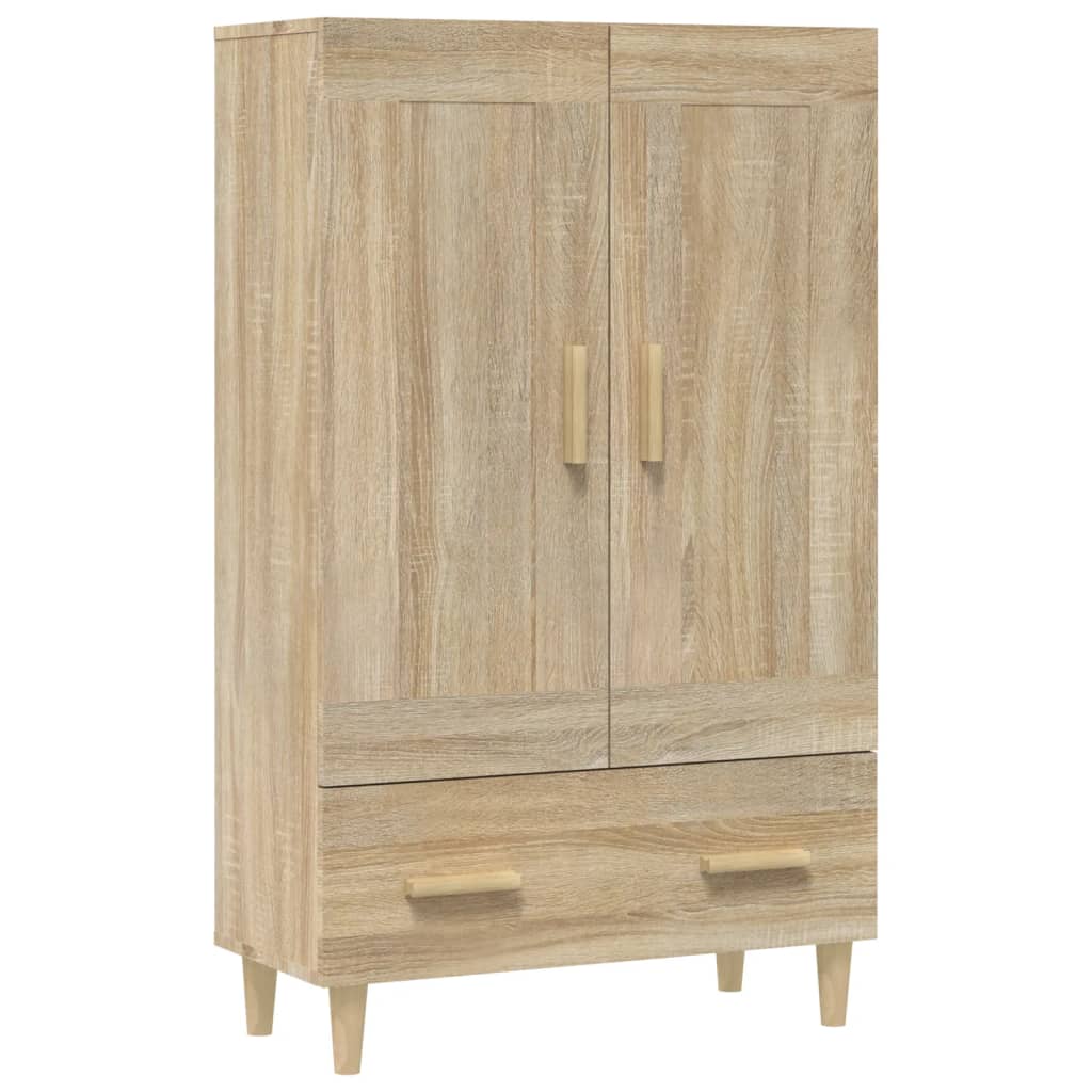 skab 70x31x115 cm konstrueret træ sonoma-eg
