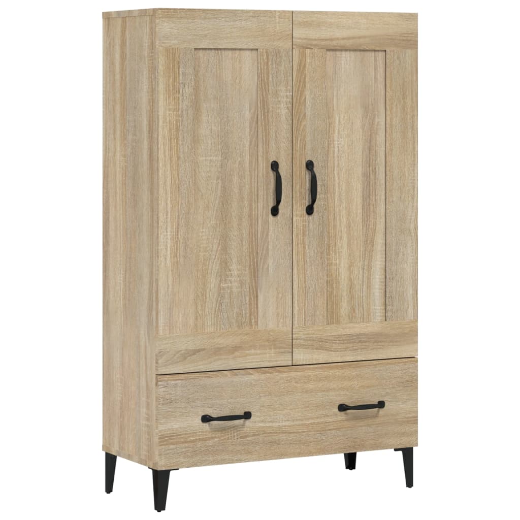 skab 70x31x115 cm konstrueret træ sonoma-eg