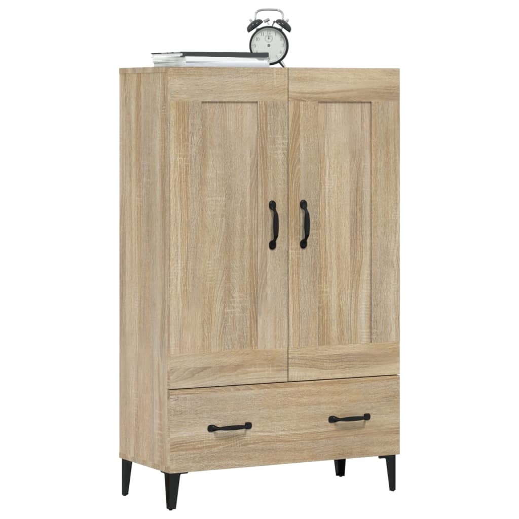 skab 70x31x115 cm konstrueret træ sonoma-eg
