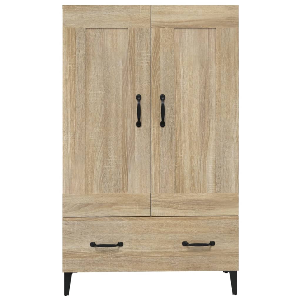 skab 70x31x115 cm konstrueret træ sonoma-eg