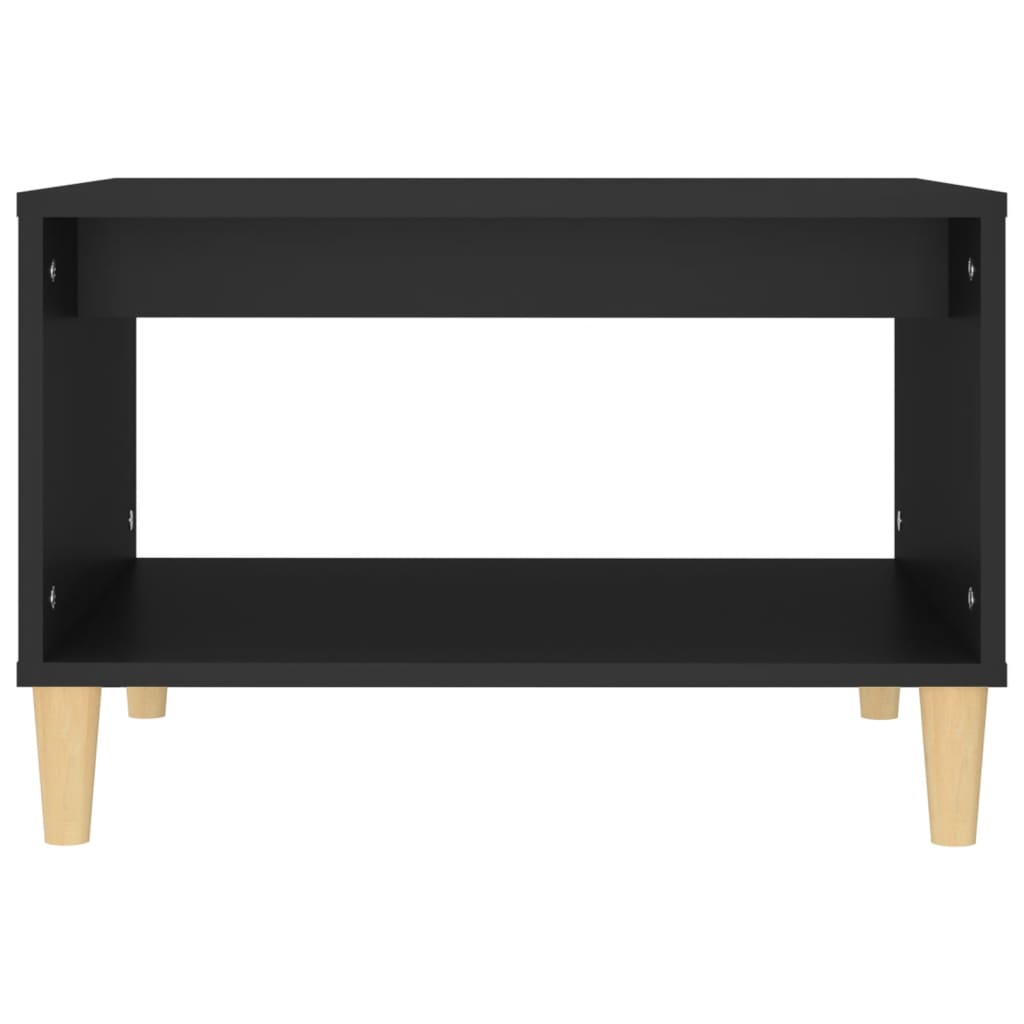 sofabord 60x50x40 cm konstrueret træ sort