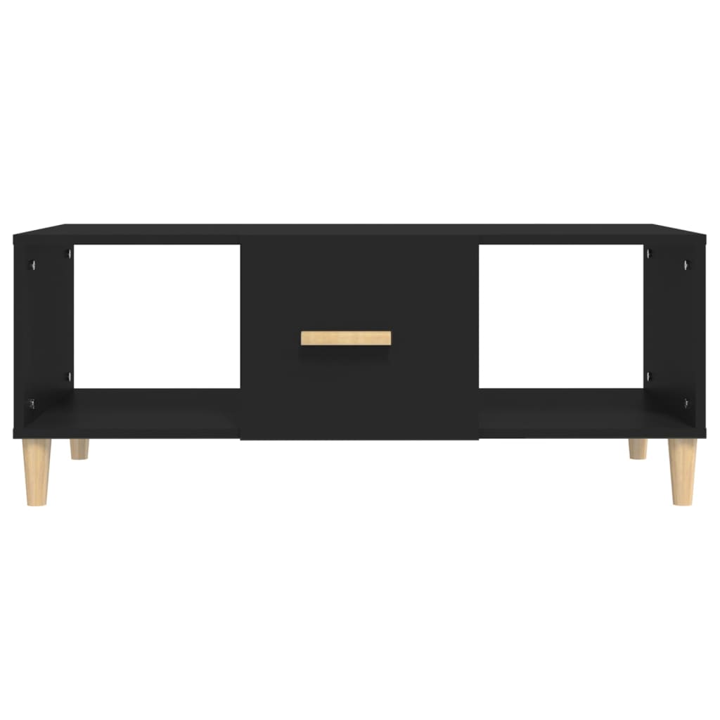 sofabord 102x50x40 cm konstrueret træ sort