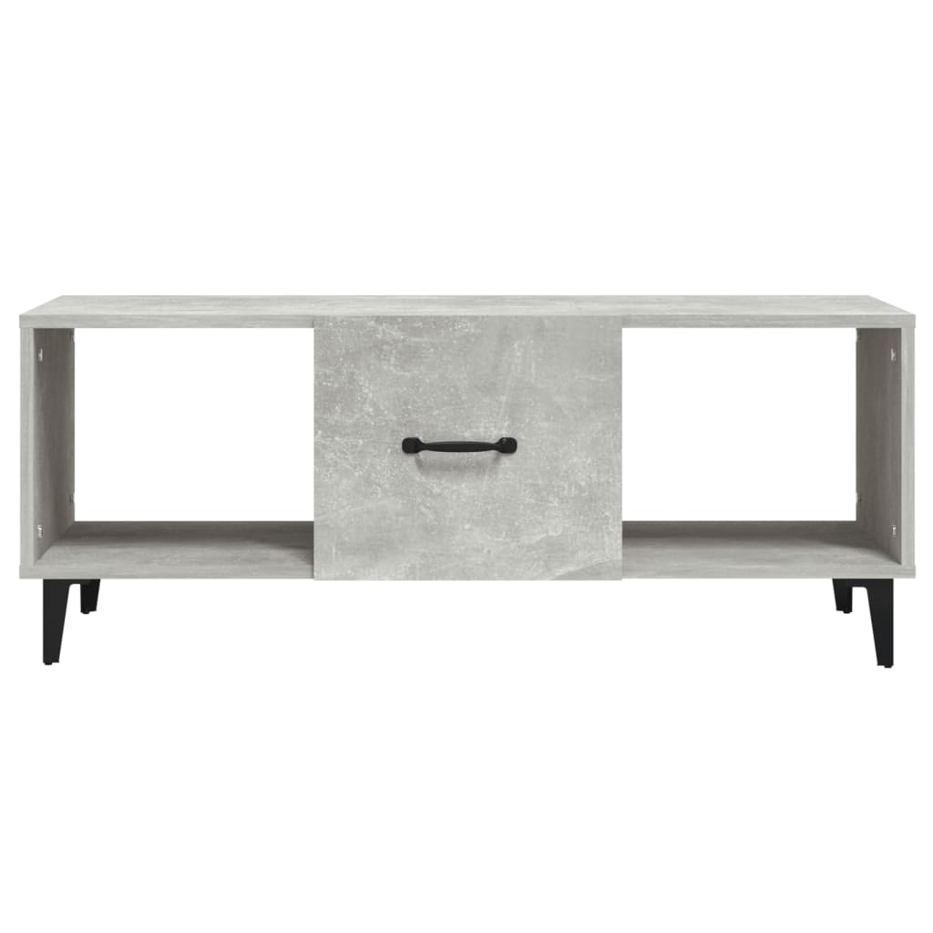 sofabord 102x50x40 cm konstrueret træ betongrå