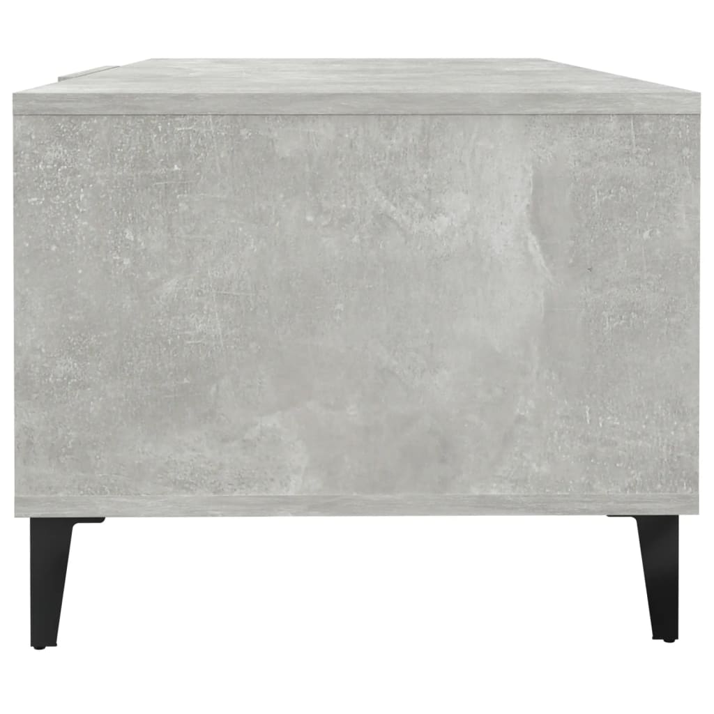 sofabord 102x50x40 cm konstrueret træ betongrå
