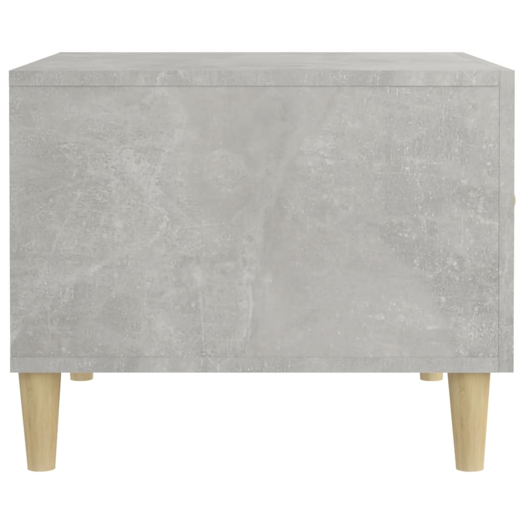 sofaborde 2 stk. 50x50x40 cm konstrueret træ betongrå