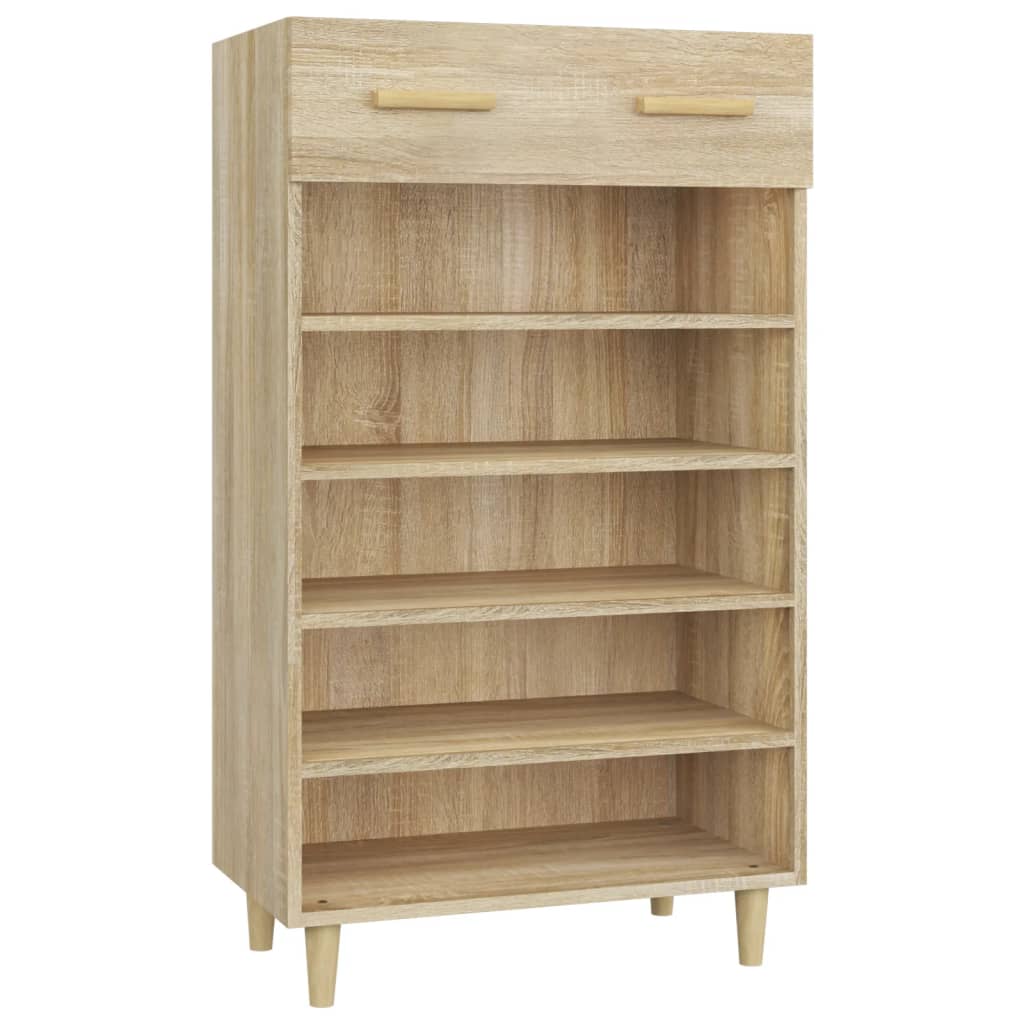 skoreol 60x35x105 cm konstrueret træ sonoma-eg