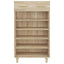skoreol 60x35x105 cm konstrueret træ sonoma-eg