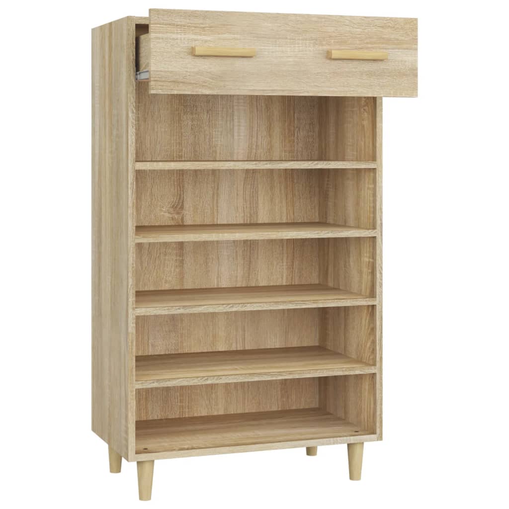 skoreol 60x35x105 cm konstrueret træ sonoma-eg