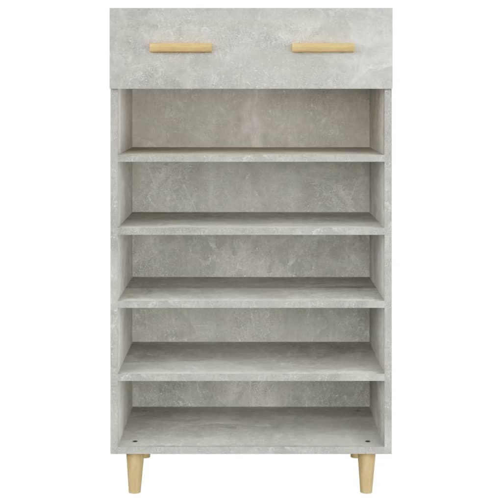 skoreol 60x35x105 cm konstrueret træ betongrå