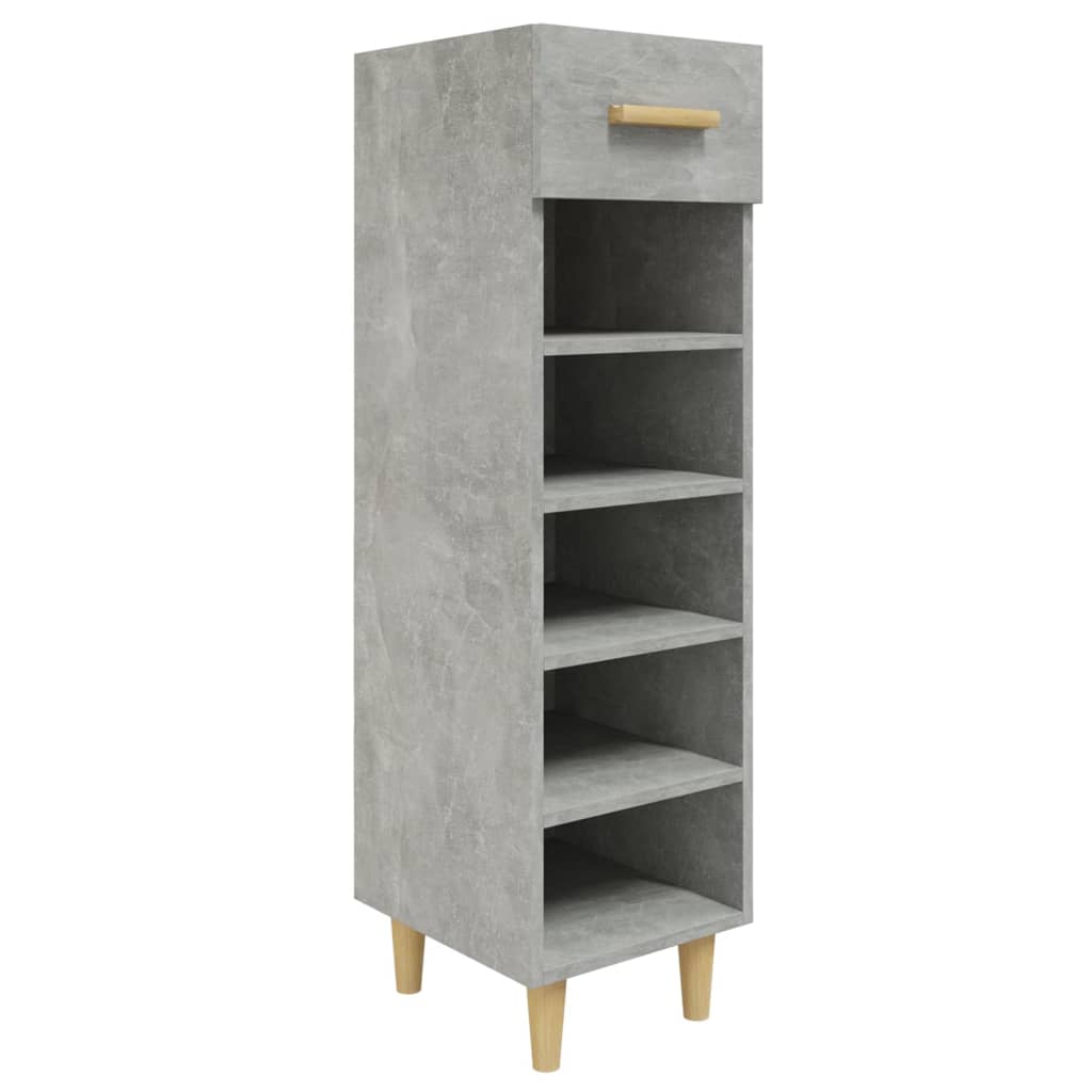 skoreol 30x35x105 cm konstrueret træ betongrå