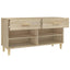 skoreol 102x35x55 cm konstrueret træ sonoma-eg