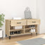 skoreol 102x35x55 cm konstrueret træ sonoma-eg