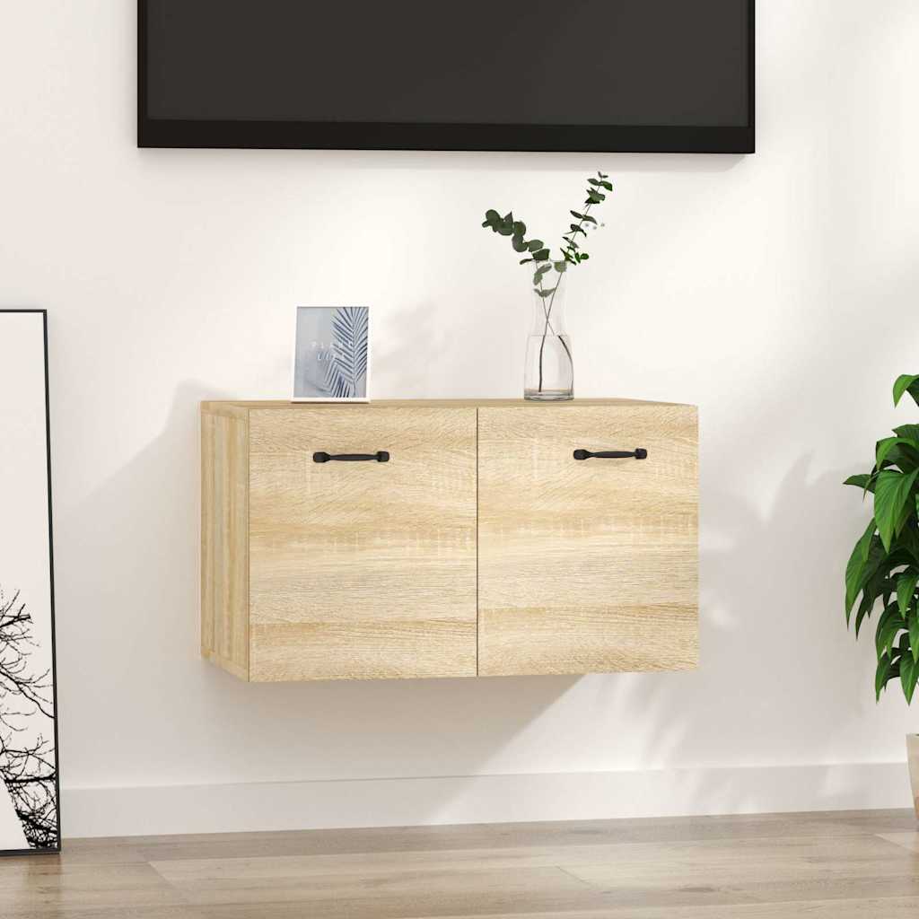 vægskab 60x36,5x35 cm konstrueret træ sonoma-eg