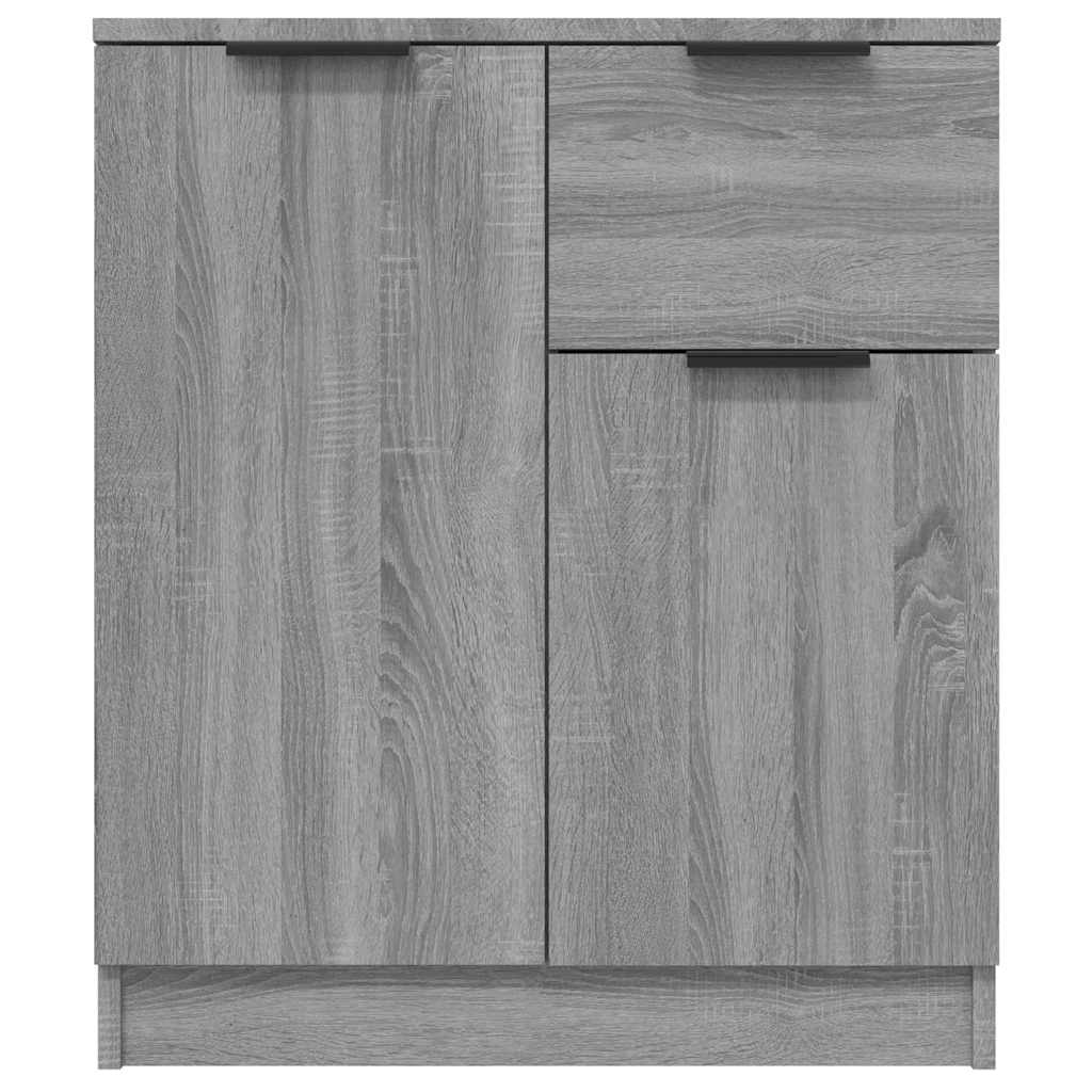skænk 60x30x70 cm konstrueret træ grå sonoma-eg